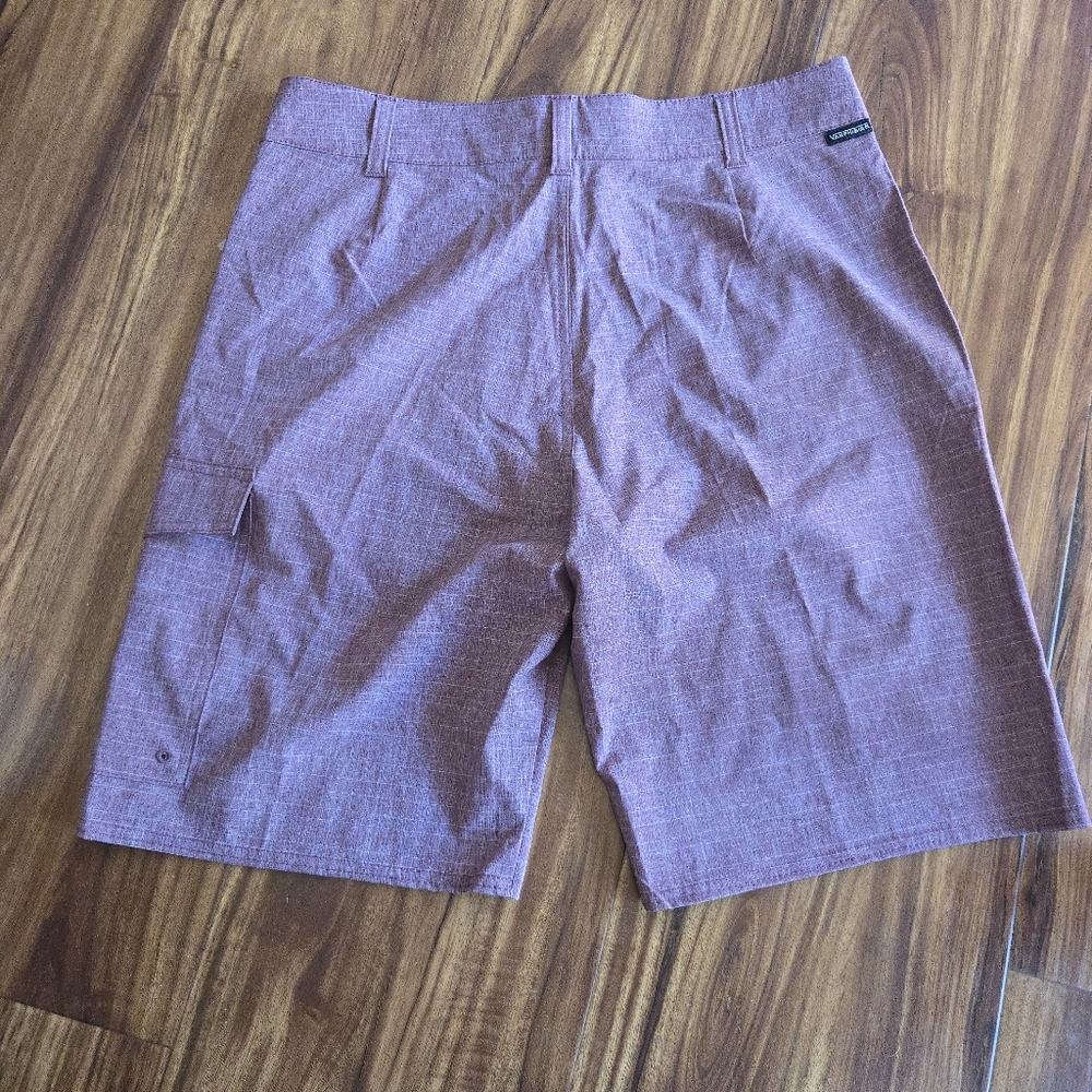 Vans Vanphibian Hybrid Waist Size 32 Cargo Swim shorts Burgundy Red 012026 - Picture 6 of 8